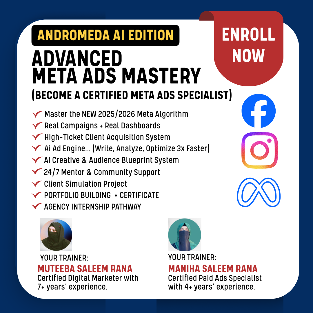 Advanced Meta Ads Mastery (Become Meta Ads Expert)