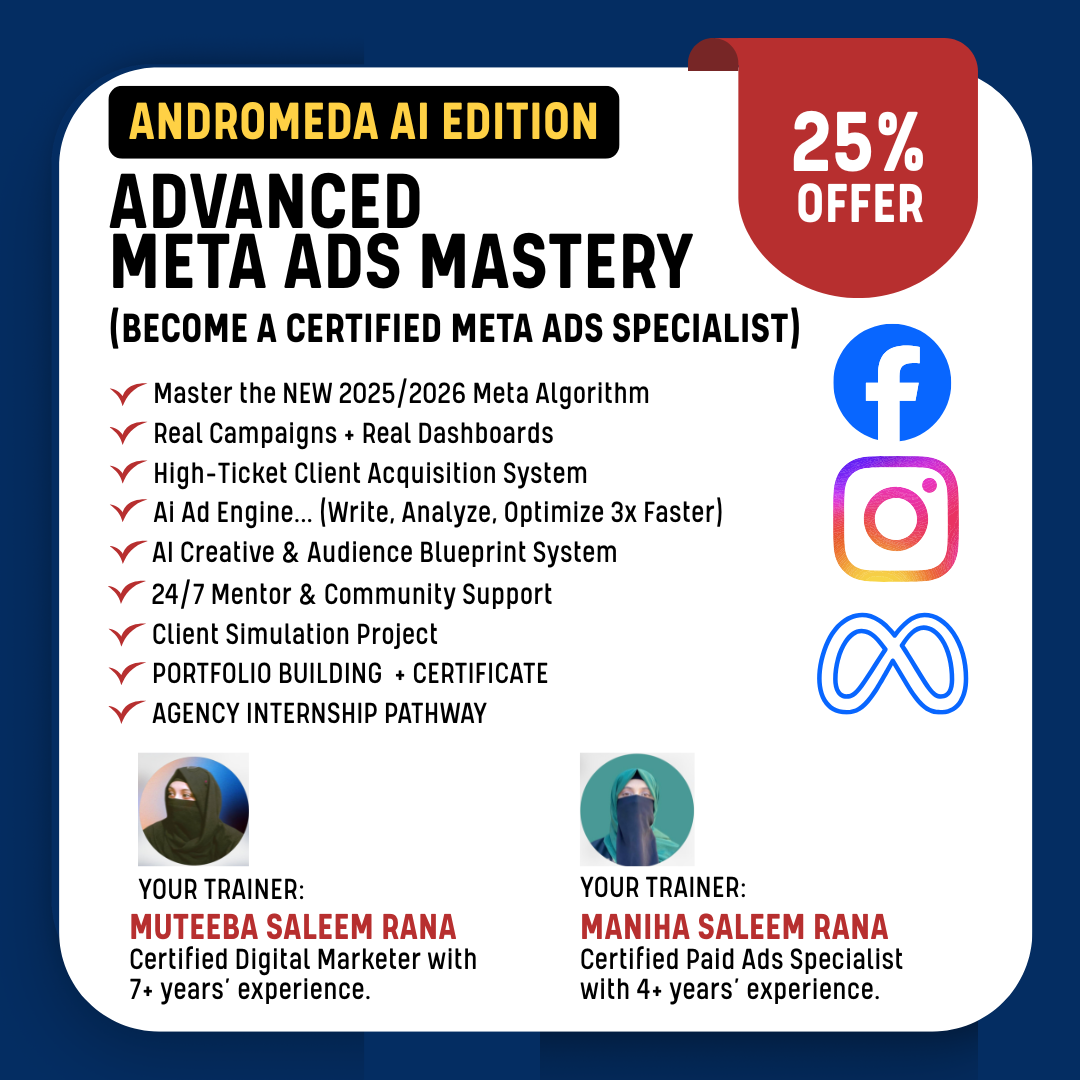 Advanced Meta Ads Mastery (Become Meta Ads Expert)